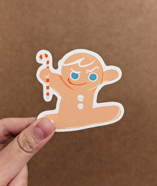 Gingerbread Holiday Sticker