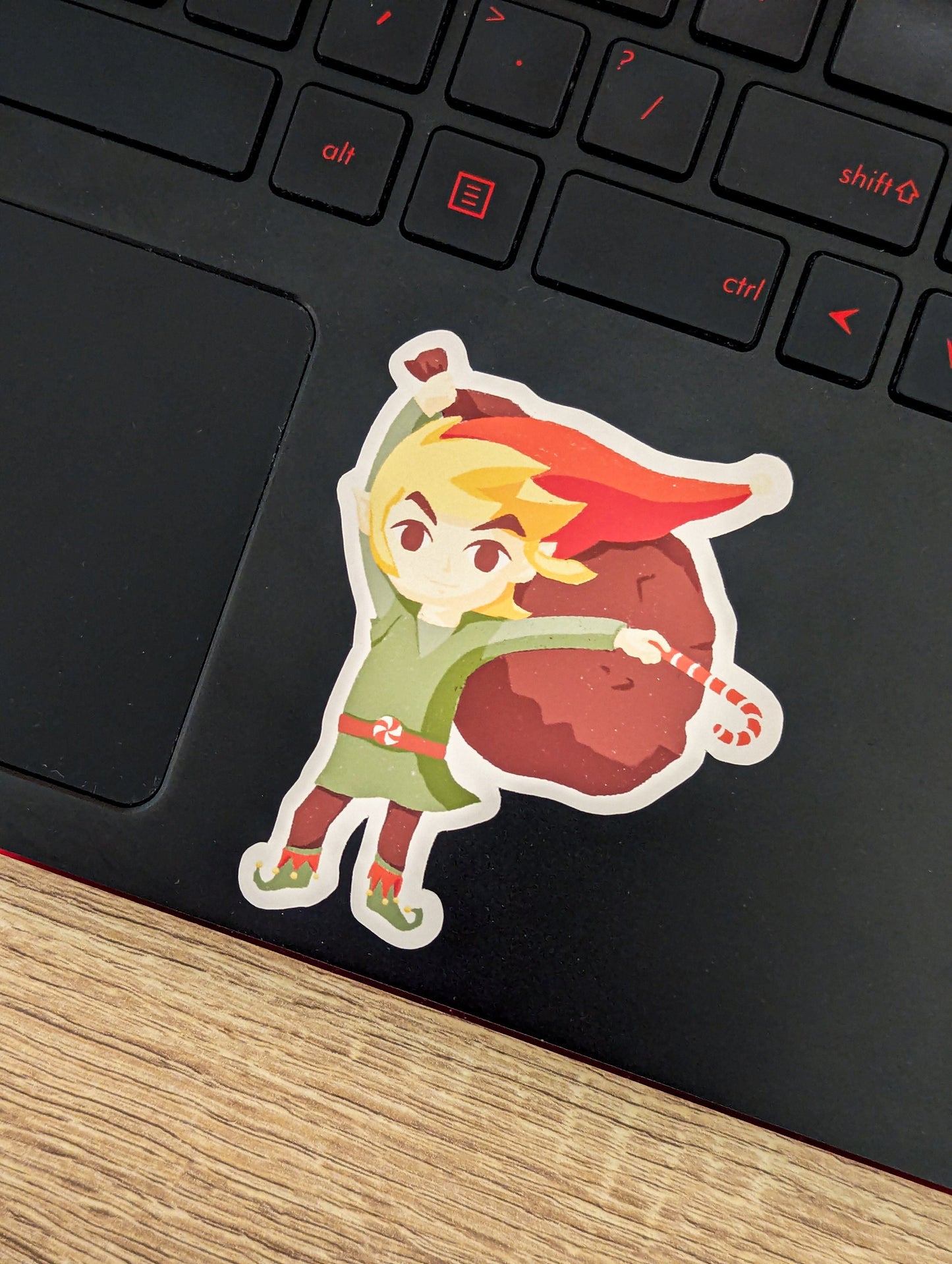 Adventure Elf Holiday Sticker