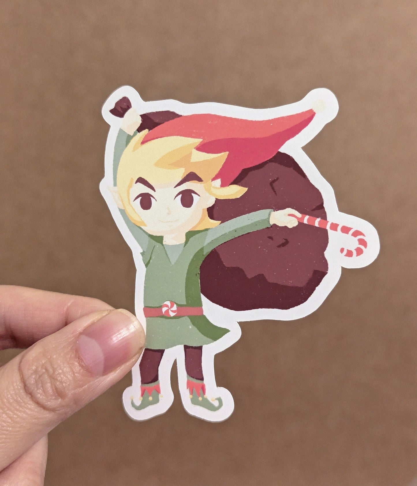 Adventure Elf Holiday Sticker